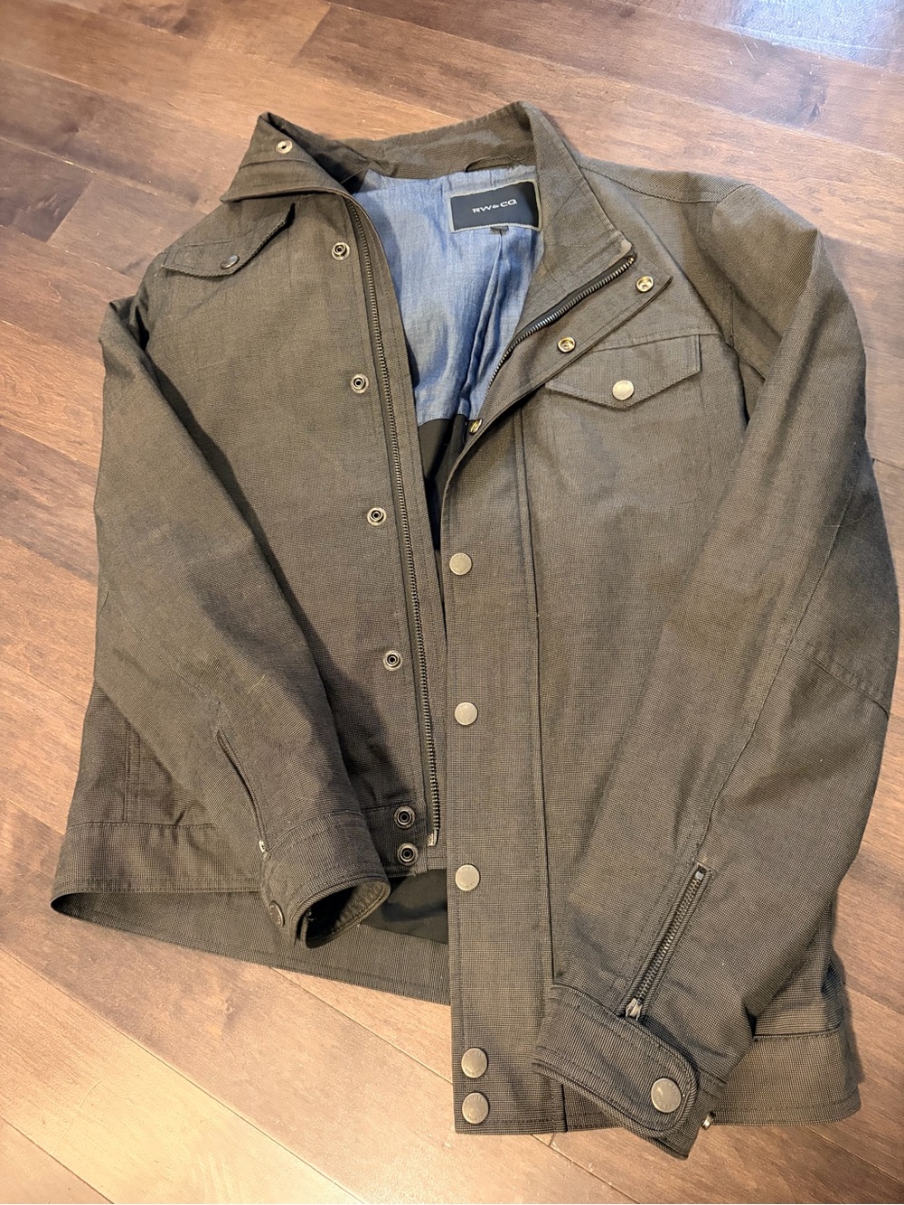 Men's Olive Green Utility Jacket